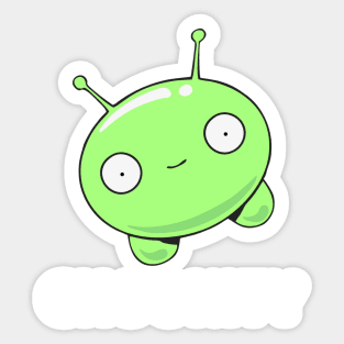 Final Space Mooncake Chookity Pok - Funny Sticker